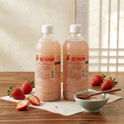 (오별난)딸기식혜 500ml(30개) 이미지